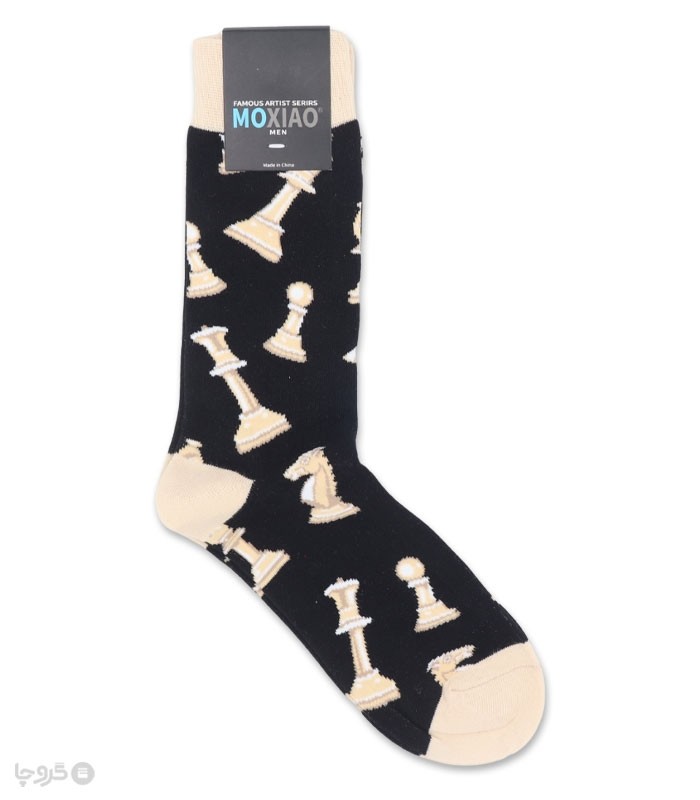 جوراب ساقدار مردانه ماکسیو طرح شطرنج
