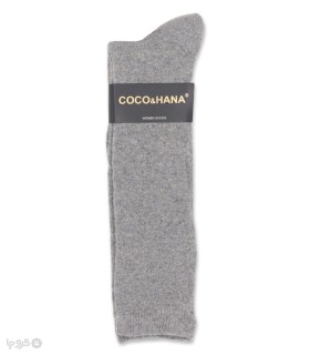 جوراب پشمی حوله‌ای زیر زانو زنانه کوکو اند هانا ساده