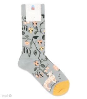 خرید جوراب ساقدار زنانه ماکسیو طرح ریسمان گل