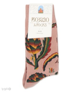 خرید جوراب ساقدار زنانه ماکسیو طرح مارچوبه