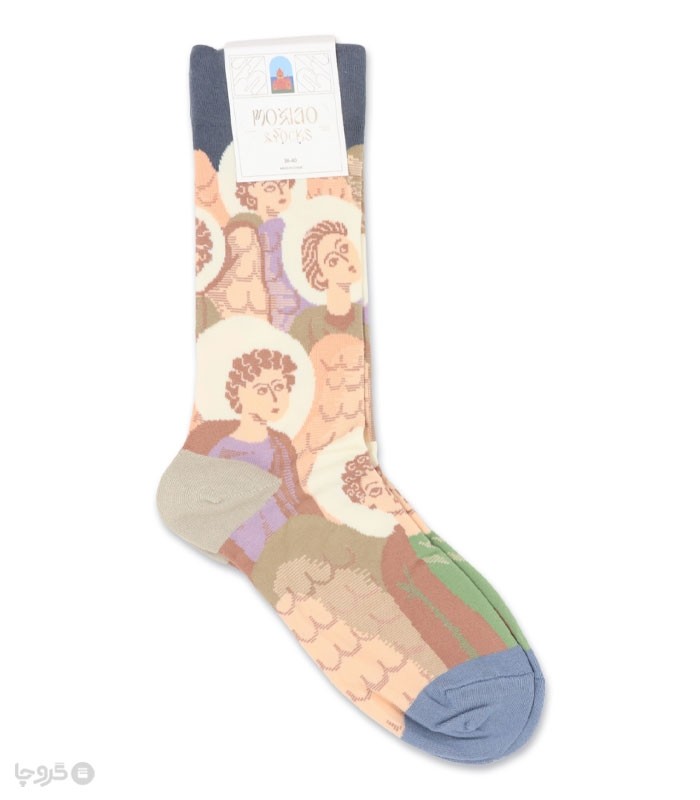 جوراب ساقدار زنانه ماکسیو طرح انسان