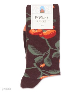 خرید جوراب ساقدار زنانه ماکسیو طرح گل پیونی