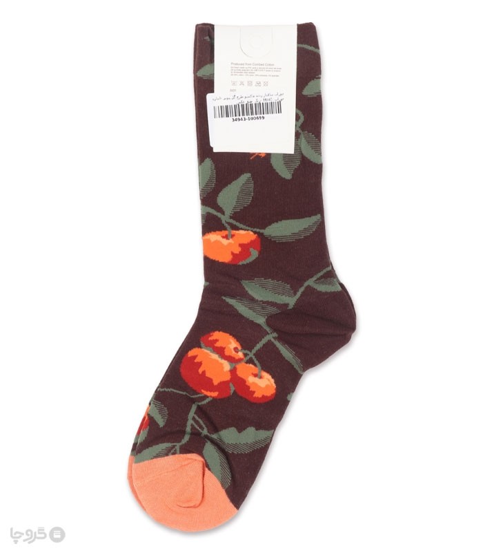 جوراب ساقدار زنانه ماکسیو طرح گل پیونی