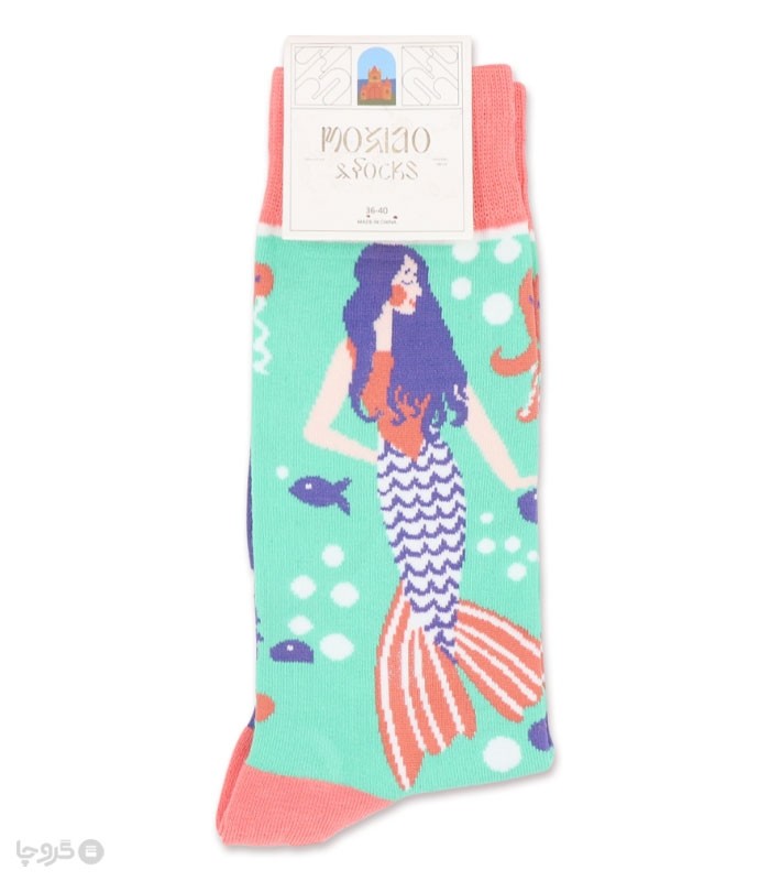 خرید جوراب ساقدار زنانه ماکسیو طرح پری دریایی