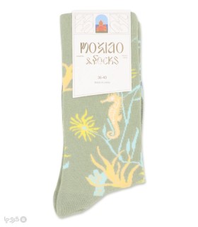 خرید جوراب ساقدار زنانه ماکسیو طرح اقیانوس