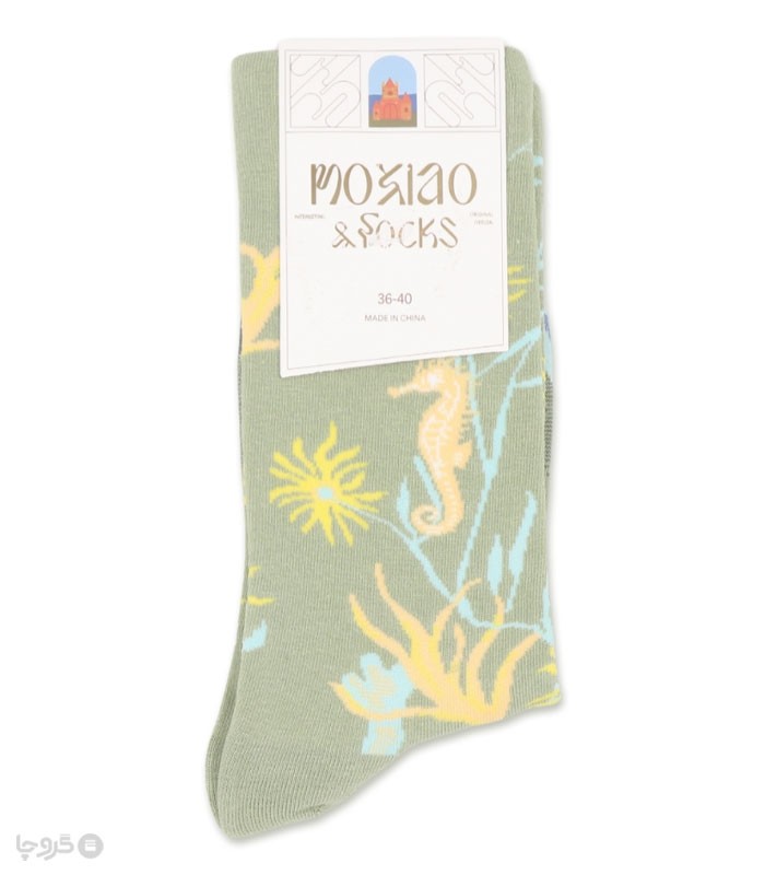 خرید جوراب ساقدار زنانه ماکسیو طرح اقیانوس