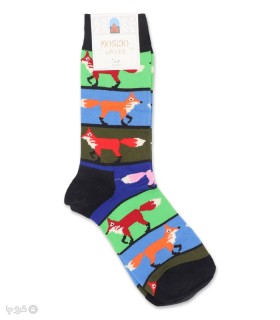 جوراب ساقدار زنانه ماکسیو طرح روباه رنگی