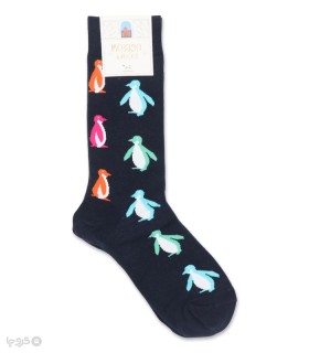 جوراب ساقدار زنانه ماکسیو طرح پنگوئن