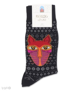 خرید جوراب ساقدار زنانه ماکسیو طرح گربه اسفینکس