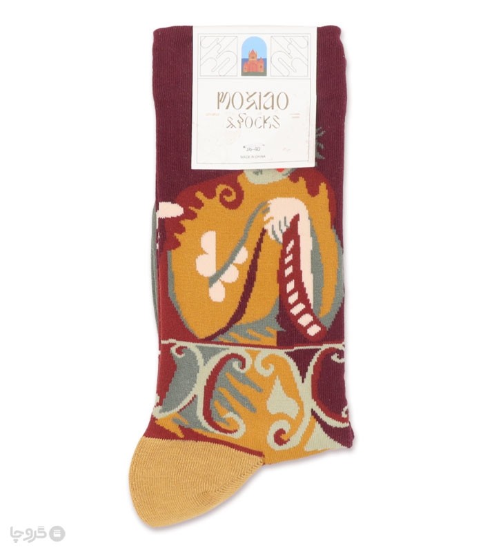 خرید جوراب ساقدار زنانه ماکسیو طرح مرد تنها