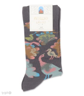 خرید جوراب ساقدار زنانه ماکسیو طرح طاووس