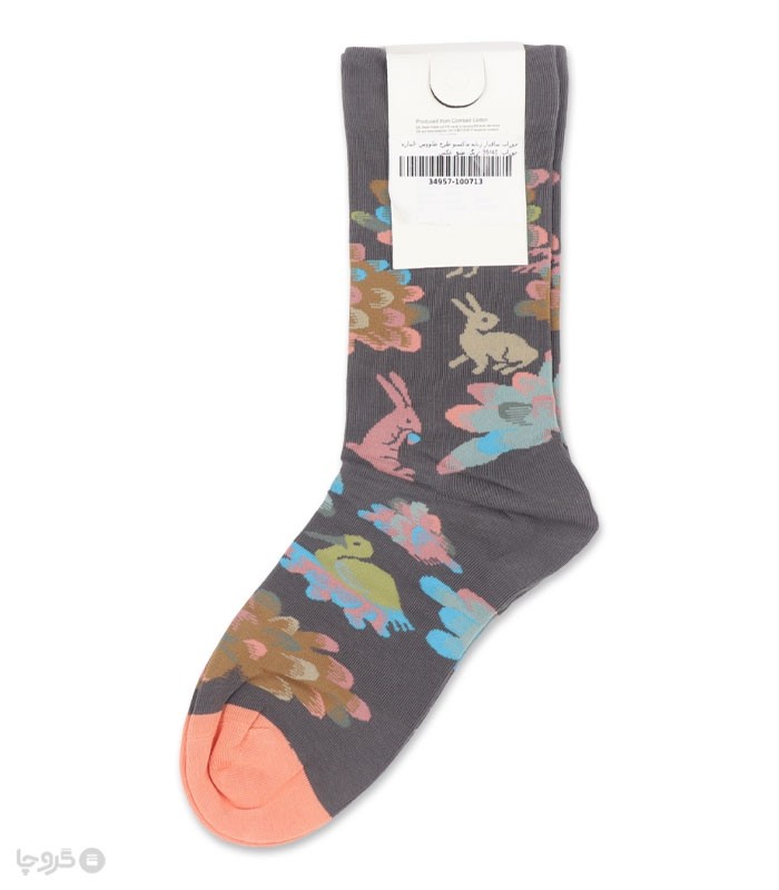 جوراب ساقدار زنانه ماکسیو طرح طاووس