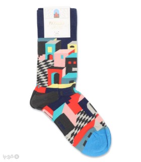 جوراب ساقدار زنانه ماکسیو طرح خانه شطرنجی