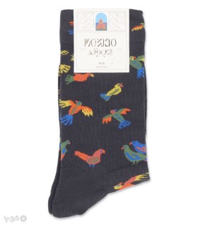 خرید جوراب ساقدار زنانه ماکسیو طرح طوطی