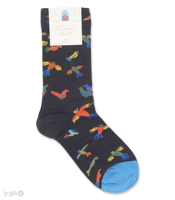 جوراب ساقدار زنانه ماکسیو طرح طوطی