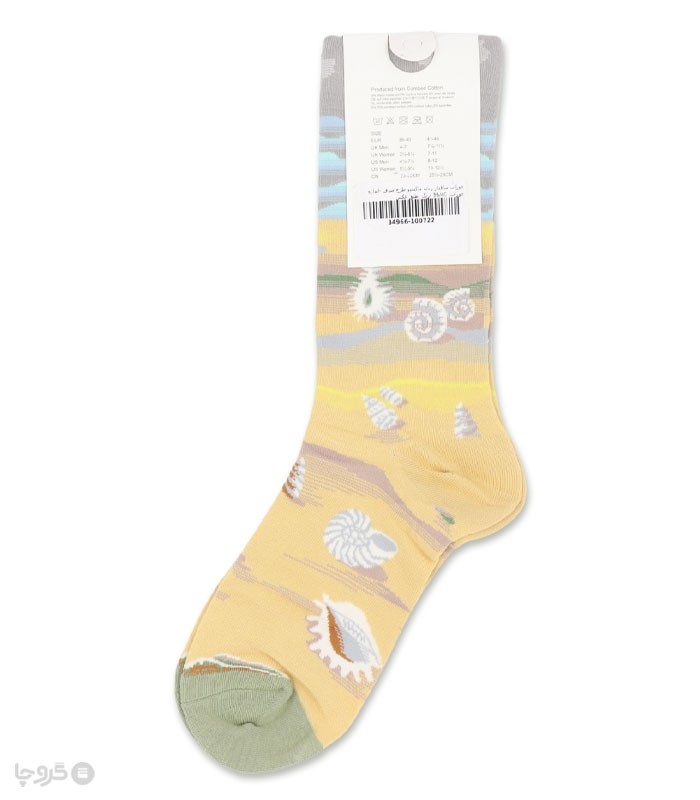 جوراب ساقدار زنانه ماکسیو طرح صدف