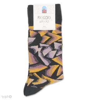 خرید جوراب ساقدار زنانه ماکسیو طرح اشکال هندسی