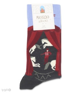 خرید جوراب ساقدار زنانه ماکسیو طرح سیرک