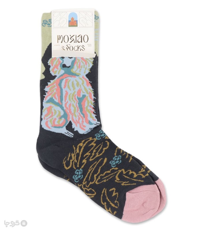 جوراب ساقدار زنانه ماکسیو طرح سگ گوش دراز