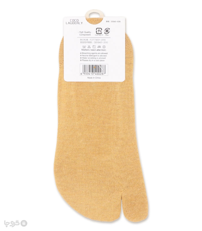 جوراب کالج اسپرت انگشتی ساده