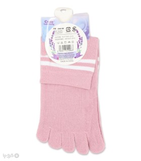 جوراب مچی زنانه انگشتی طرح مچ رینگی