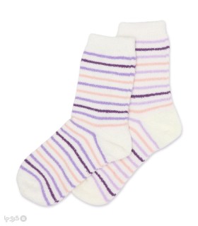 جوراب بوکله ساقدار زنانه طرح  رینگی ریز