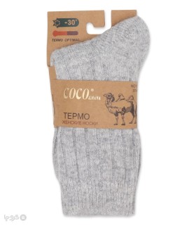 خرید جوراب پشمی ساقدار زنانه کوکو اند هانا طرح ژاکارد بافت ریز