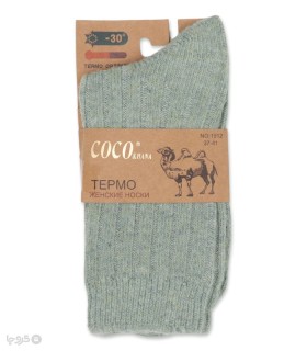 خرید جوراب پشمی ساقدار زنانه کوکو اند هانا طرح ژاکارد بافت ریز