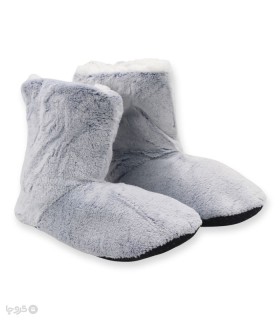 خرید پاپوش پشمی ساقدار کف استپدار ساده