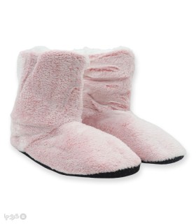 خرید پاپوش پشمی ساقدار کف استپدار ساده