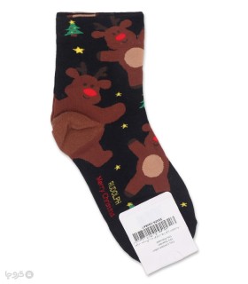 جوراب نیم ساق زنانه کوکو اند هانا طرح Rudolph
