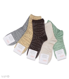 جوراب نیم ساق زنانه کوکو اند هانا طرح ریتم