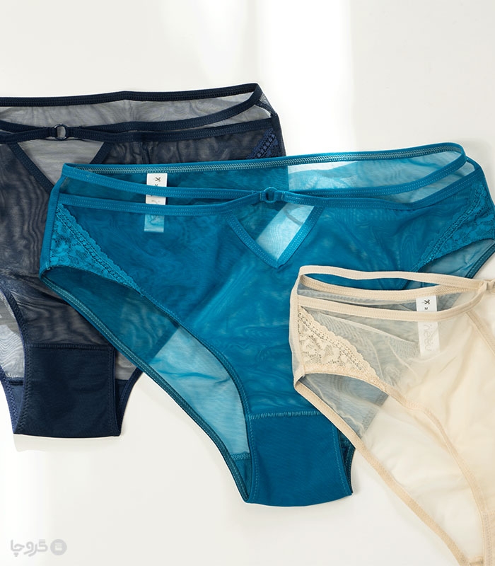 شورت زنانه Neev نیو اسلیپ حریر و دانتل کد Lavia 706