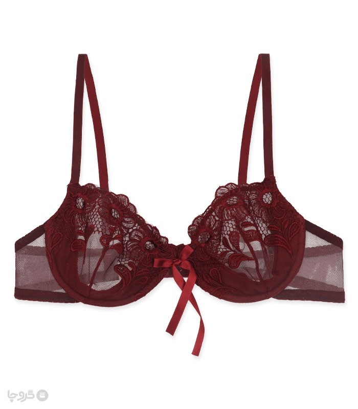 سوتین توری فنردار بارون گلدوزی کد S6