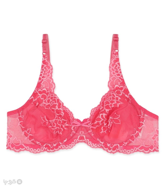 خرید سوتین توری فنردار بارون گلدوزی کد 318