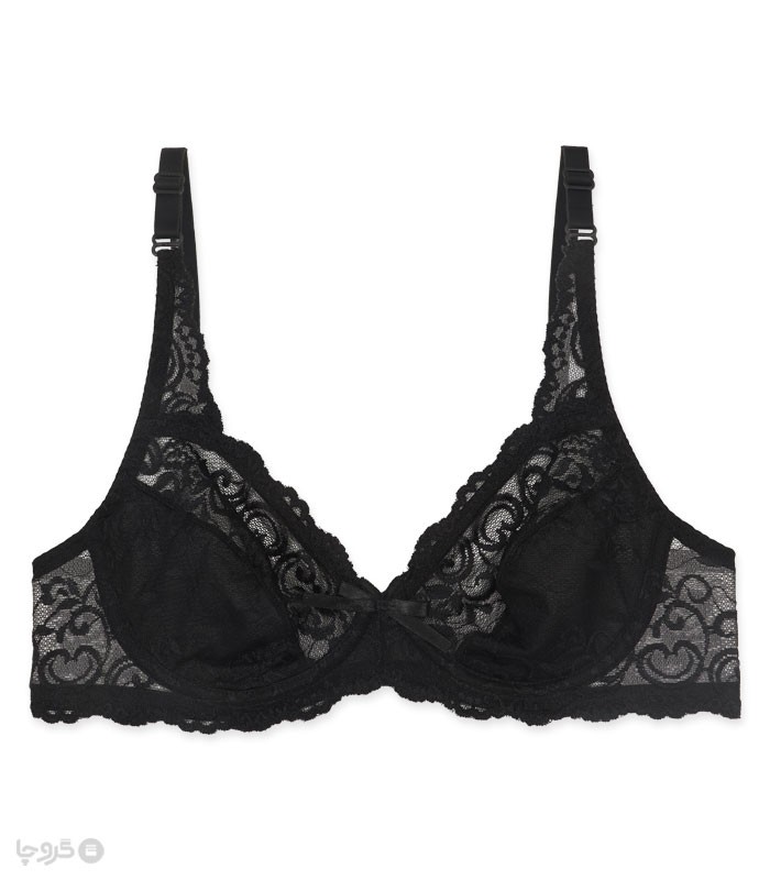 سوتین توری فنردار بارون گلدوزی کد 318