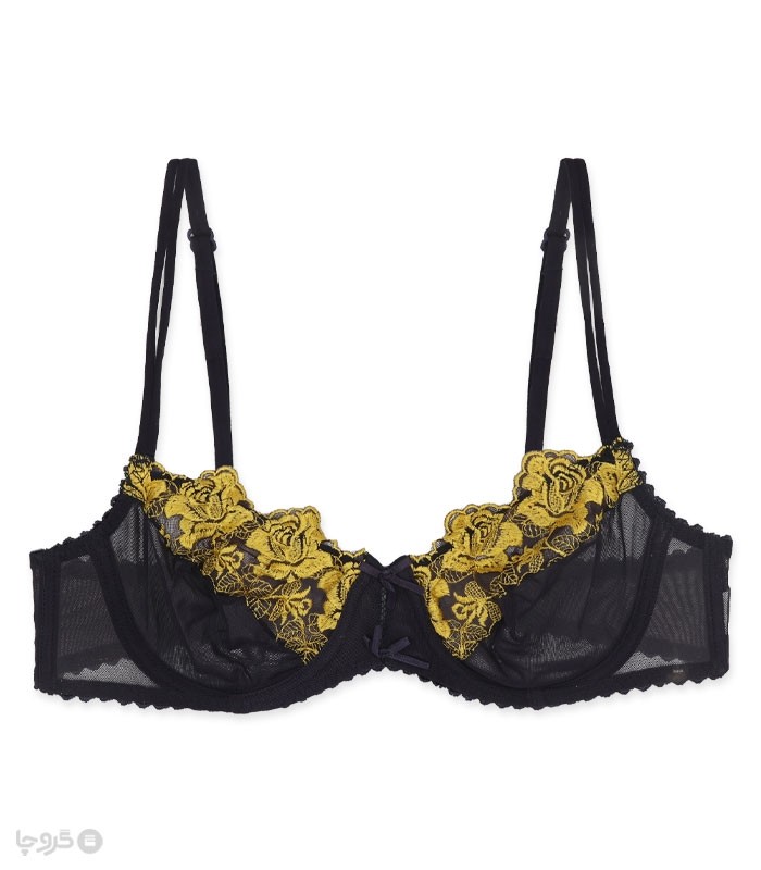 سوتین توری فنردار بارون گلدوزی کد J1