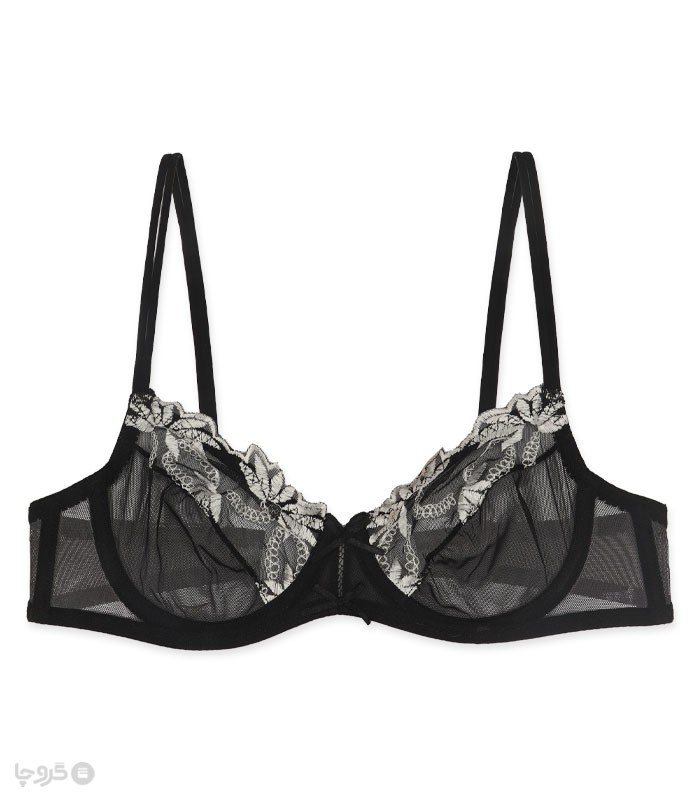 سوتین توری فنردار بارون گلدوزی کد J1