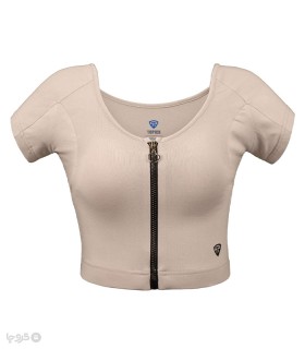 نیم تنه زیپ دار ضد تعریق نخی Topick تاپیک کد 588