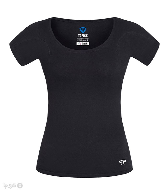 خرید تیشرت زنانه نانو آنتی باکتریال ضد تعریق تاپیک کد 900
