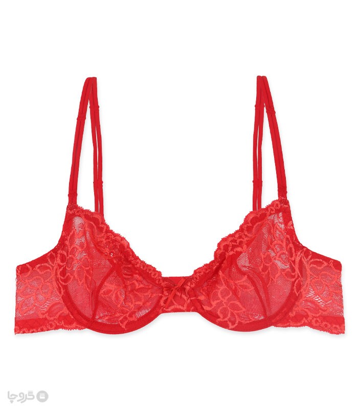 سوتین توری فنردار بارون گلدوزی کد 325