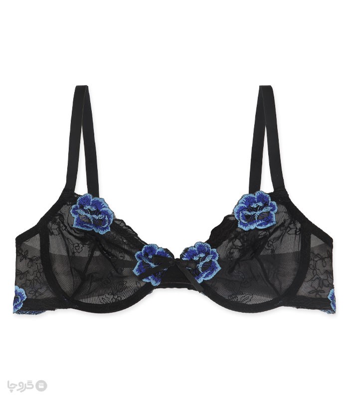 سوتین توری فنردار بارون گلدوزی کد 325