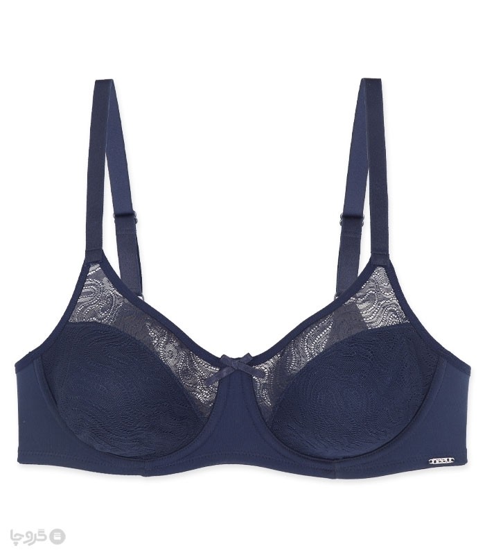 خرید سوتین نیو میکروفایبر و دانتل فنردار کد 2428 - تخفیف دار