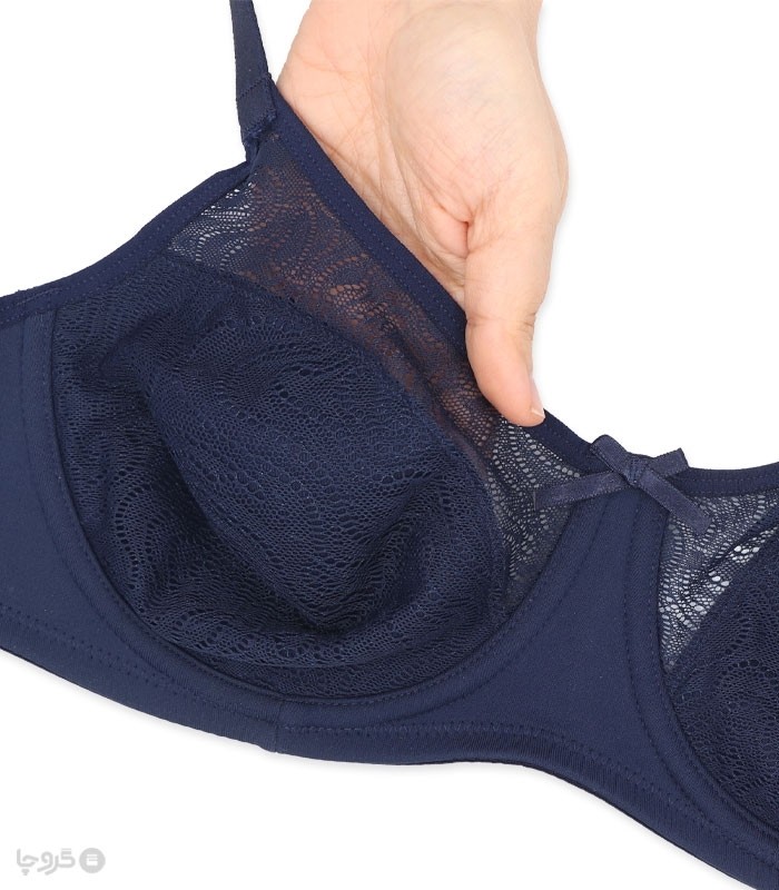 سوتین نیو میکروفایبر و دانتل فنردار کد 2428 - تخفیف دار