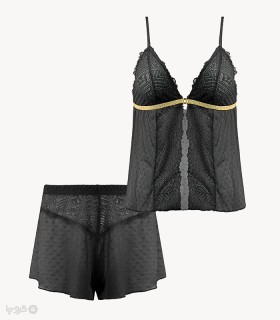 ست تاپ و شلوارک دانتل نیو کد Tida