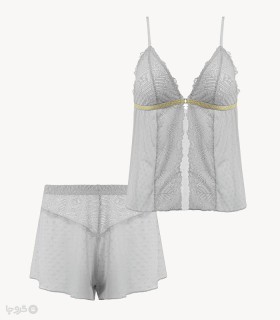 خرید ست تاپ و شلوارک دانتل نیو کد Tida