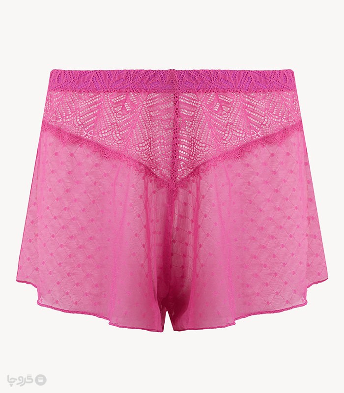 ست تاپ و شلوارک دانتل نیو کد Tida