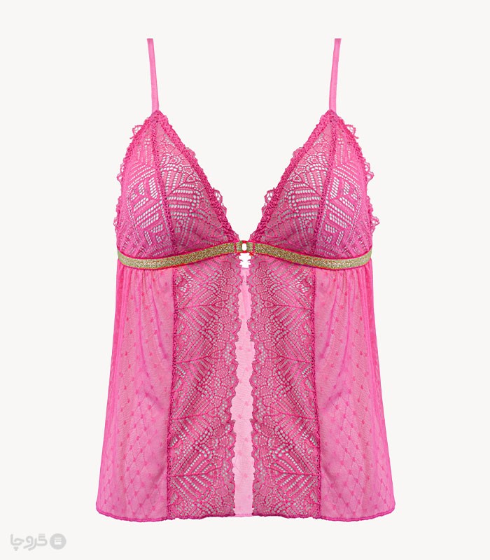 ست تاپ و شلوارک دانتل نیو کد Tida