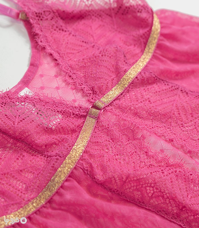 ست تاپ و شلوارک دانتل نیو کد Tida