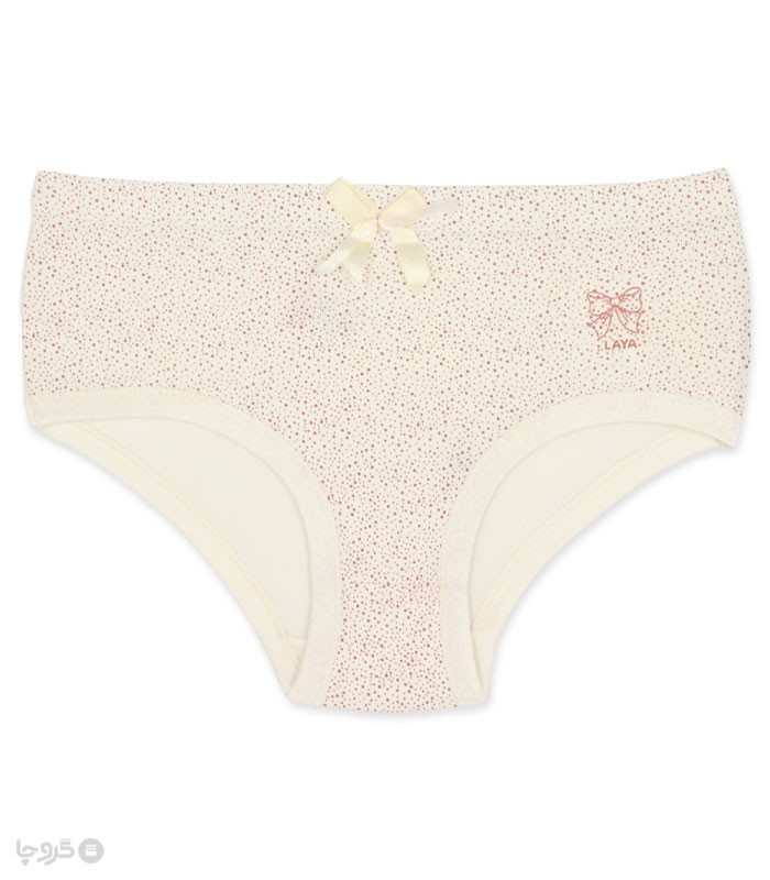 شورت زنانه اسلیپ نخی بغل پهن لعیا کد 4-15 طرح خالخالی